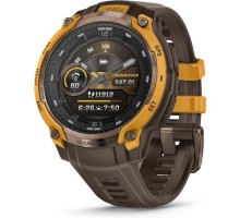 Смарт-годинник Garmin Instinct Crossover AMOLED, BronzeSunburst/Cocoa, GPS смарт-годинник (010-03398-01)