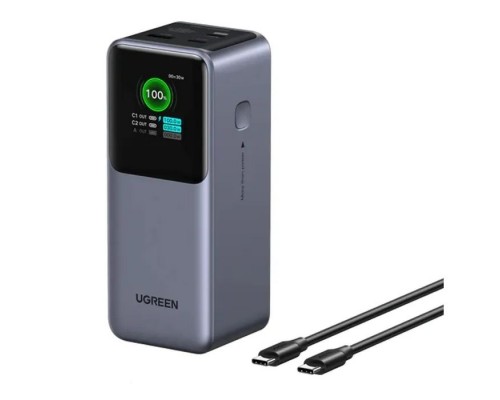 Батарея універсальна Ugreen 20000 mAh 130W Fast Charging Space gray (U_35524B)