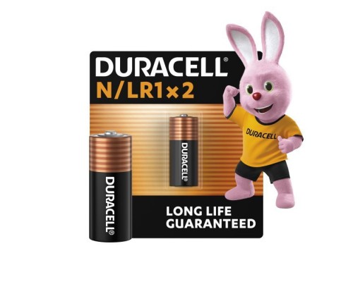 Батарейка Duracell N 1.5V лужна, LR1/E90/4001/AM5/MN9100 2 шт. в упаковці (5007465)