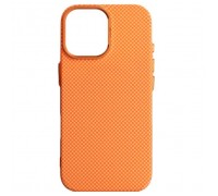 Чохол до мобільного телефона Armorstandart LikeCarbon2 MagCase Apple iPhone 16 Pro Kevlar Orange (ARM88596)