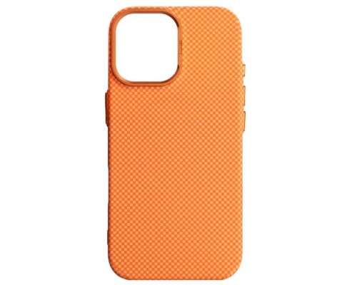 Чохол до мобільного телефона Armorstandart LikeCarbon2 MagCase Apple iPhone 16 Pro Kevlar Orange (ARM88596)