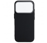 Чохол до мобільного телефона Armorstandart LikeCarbon2 MagCase Apple iPhone 17 Pro Kevlar Black (ARM88378)