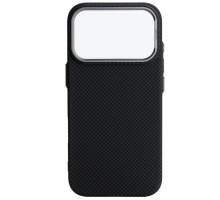 Чохол до мобільного телефона Armorstandart LikeCarbon2 MagCase Apple iPhone 17 Pro Kevlar Black (ARM88378)