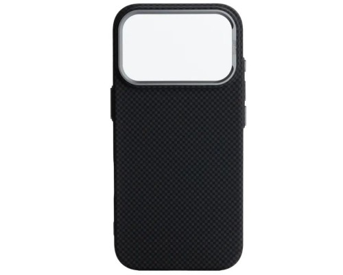 Чохол до мобільного телефона Armorstandart LikeCarbon2 MagCase Apple iPhone 17 Pro Kevlar Black (ARM88378)