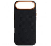 Чохол до мобільного телефона Armorstandart LikeCarbon2 SE MagCase Apple iPhone 17 Air Kevlar Black Orange (ARM89166)