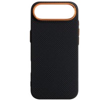 Чохол до мобільного телефона Armorstandart LikeCarbon2 SE MagCase Apple iPhone 17 Air Kevlar Black Orange (ARM89166)