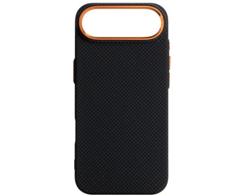 Чохол до мобільного телефона Armorstandart LikeCarbon2 SE MagCase Apple iPhone 17 Air Kevlar Black Orange (ARM89166)