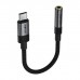Перехідник USB-C to 3.5mm F 0.15m DAC audio black Acefast (6974316285281)