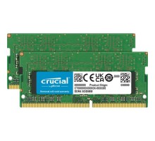 Модуль пам'яті для ноутбука SoDIMM DDR4 64GB (2x32GB) 3200 MHz Micron (CT2K32G4SFD832A)