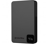 Батарея універсальна ColorWay 10 000 mAh PD/22.5W, 15W MagSafe Black (CW-PB100LPA1BK-WPDD)