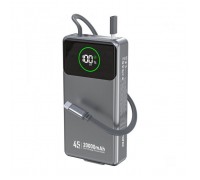 Батарея універсальна Dudao K31Pro 20000mAh 45W PD, QC, with built-in USB-C/Lightning cables (6977196682010)