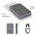 Батарея універсальна EMOS 10000mAh WI1046, 20W, Wireless, grey (B0551GY)