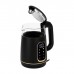Електрочайник Adler AD 1305 black gold