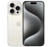 Мобільний телефон Apple iPhone 15 Pro 128Gb White Titanium (REF A) BREEZY (2AMTUW3)
