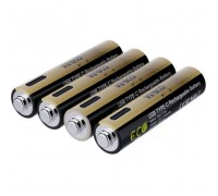 Акумулятор Verico AAA USB Type-C 750mAh/1125mWh-1.5V Li-ion 4шт./уп. (Loop Energy PRO) (1UDBT-A7WEAC-NN)