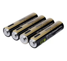 Акумулятор Verico AAA USB Type-C 750mAh/1125mWh-1.5V Li-ion 4шт./уп. (Loop Energy PRO) (1UDBT-A7WEAC-NN)