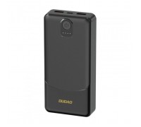 Батарея універсальна Dudao 10000mAh K10 12W, 2*USB-A, USB-C(IN), Black (6977196682164)