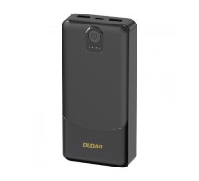 Батарея універсальна Dudao 10000mAh K10 12W, 2*USB-A, USB-C(IN), Black (6977196682164)