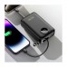 Батарея універсальна Dudao 20000mAh K14+ 22.5W, PD, QC, USB-A, USB-C(In/Out), with built-in USB-C/Lightning cables, Black (6977196680016)