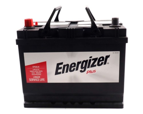 Акумулятор автомобільний Energizer 68Ah-12v Plus L,EN550 (568 405 055)
