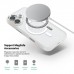 Чохол до мобільного телефона Armorstandart Unit MagCase Apple iPhone 17 Clear Silver + Orange Button Set (ARM90581)