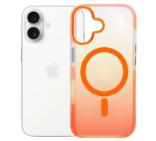 Чохол до мобільного телефона BeCover FIBRA Shock-Proof MagSafe Apple iPhone 17 Orange (715446)