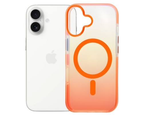 Чохол до мобільного телефона BeCover FIBRA Shock-Proof MagSafe Apple iPhone 17 Orange (715446)