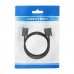 Кабель мультимедійний DVI M to VGA M 1.5m 24+1pin black Vention (EABBG)
