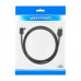 Кабель мультимедійний HDMI M to HDMI M 2.0m V2.0 4K60Hz 90° corner PVC black Vention (AAQBH)