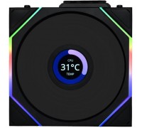 Кулер до корпусу Lian Li UNI Fan TL WIRELESS LCD 120-1, Black (G99.12TLLCD1W1B.00)