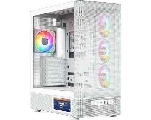 Корпус для ПК Modecom VOLCANO AQ400 ARGB LCD 6,2 (MC-A-AQ400-4FA-W)