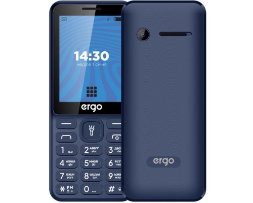Мобільний телефон Ergo E284 Blue
