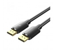 Кабель мультимедійний DisplayPort M to DisplayPort M 1.0m 16K60Hz/8K240Hz fabric gray Vention (HGCHF)