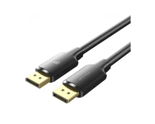 Кабель мультимедійний DisplayPort M to DisplayPort M 1.0m 16K60Hz/8K240Hz fabric gray Vention (HGCHF)