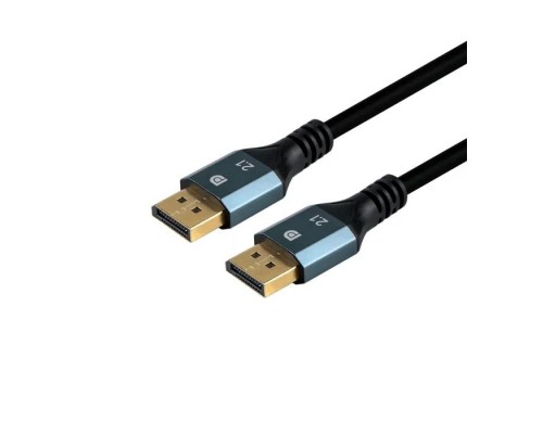 Кабель мультимедійний DisplayPort M to DisplayPort M 3.0m 16K60Hz/8K240Hz fabric gray Vention (HGCHI)