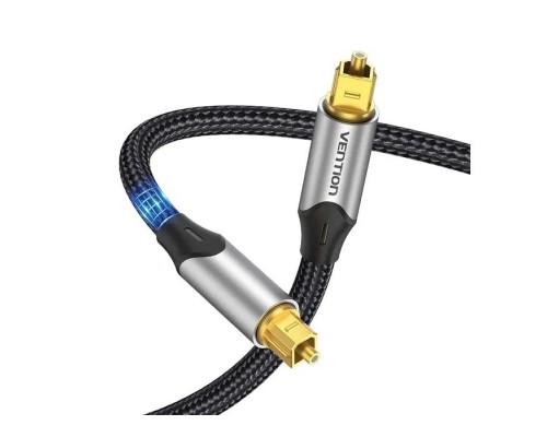 Кабель мультимедійний Optical Toslink 2.0m 5.1ch gray Vention (BAVHH)
