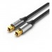 Кабель мультимедійний Optical Toslink 2.0m 5.1ch gray Vention (BAVHH)
