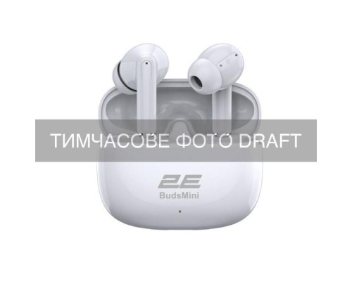 Навушники 2E BudsMini White (2E-EBTWBMWT)