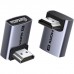 Перехідник HDMI M to HDMI F 8K60Hz 48Gbps 90° corner black Ugreen (85632)