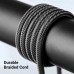 Кабель мультимедійний 3.5mm M to 2x6.35mm M 1.0m gray Ugreen (UGR-10613)