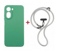 Чохол до мобільного телефона Dengos Case + Cross-body Strap Xiaomi Redmi A7 Pro Mint+Grey (DG-KM-CCRB-53)