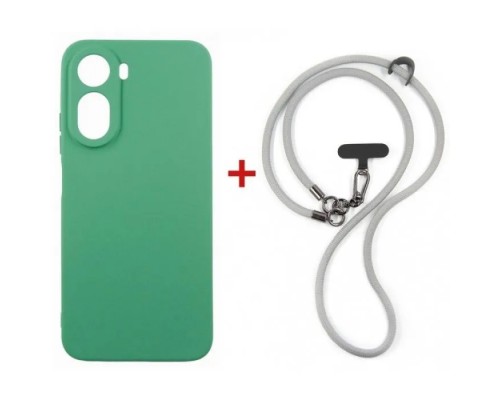Чохол до мобільного телефона Dengos Case + Cross-body Strap Xiaomi Redmi A7 Pro Mint+Grey (DG-KM-CCRB-53)