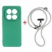 Чохол до мобільного телефона Dengos Case + Cross-body Strap Xiaomi Redmi Note 15 Pro 4G Mint+Grey (DG-KM-CCRB-39)