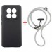 Чохол до мобільного телефона Dengos Case + Cross-body Strap Xiaomi Redmi Note 15 Black+Grey (DG-KM-CCRB-33)