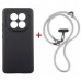 Чохол до мобільного телефона Dengos Case + Cross-body Strap Xiaomi Redmi Note 15 Black+Grey (DG-KM-CCRB-33)