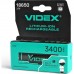Акумулятор 18650 3400mAh Li-Ion, protect, color box/1шт Videx (18650-P/3400/1CB)