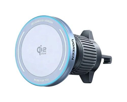 Універсальний автотримач Ugreen W758 Magnetic Wireless Car Charger 25W QI2.2 Starlight Blue (55967)