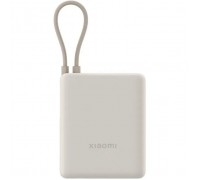 Батарея універсальна Xiaomi 10000mAh 33W Integrated Cable Beige (BHR9333GL)
