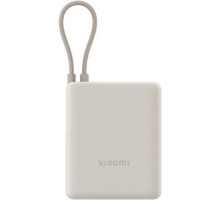 Батарея універсальна Xiaomi 10000mAh 33W Integrated Cable Beige (BHR9333GL)