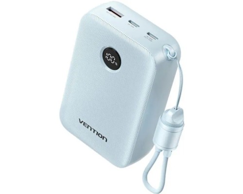 Батарея універсальна Vention 20000mAh, 22.5W, PD, QC, Blue (FKBL0-C)